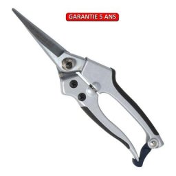 Sécateur alu lame droite , ergonomique et léger, coupe franche, taillant de qualité - Outils Perrin