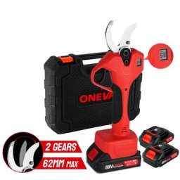 Onevan - Secateur electrique sans fil 50mm avec affichage numérique de verdissement de jardin