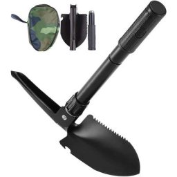 Pelle Pliante Multifonction en Militaire Acier Mini Pelle Outil pour Le Jardin et Le Camping La