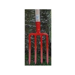 Fourche à bêcher 4 dents 25 cm manche pomme