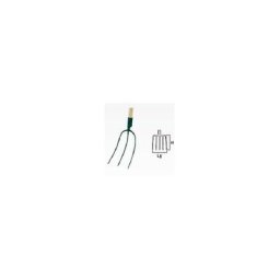 Leborgne - Fourche à foin douille 3 dents - 30 cm - manche bois certifié pefc 100%