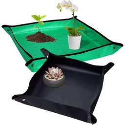 2pièces Tapis de rempotage,Jardinage Pliable Tapis,Ensemble d'outils de Jardin, Adapté à la