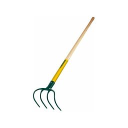 Croc de pépiniériste douille 4 dents 0,66kg manche bois percé certifié pefc 100% 130cm - 423161