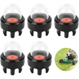 Ampoule Amorçage d'essence, 5Pcs ampoules d'amorçage Conviennent aux Tondeuses à Gazon