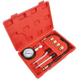 Skecten - Coffret de Compressiomètre Set de Compresseur Testeur de Compression pour Tous Moteurs