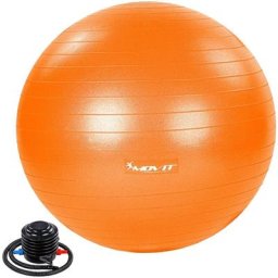 Movit - Balle de gymnastique dynamic ball avec pompe, charge maximale jusqu'à 500kg,
