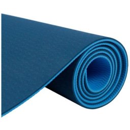 Tapis de Yoga et Pilates Bicolore et Antidérapant en Matériau Écologique TPE, Tapis de Sport, Tapis