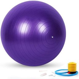 Harry - Balle d'entraînement de yoga de 55 cm, balle d'exercice en résine anti-éclatement et