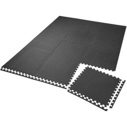Tectake - Ensemble de 12 Dalles Carrées eva - Tapis de sol, Sport - lot de 12 tapis de yoga, tapis