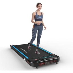 Tapis de Course Portable/Tapis Roulant de Marche Electrique/Moteur 440W/Bluetooth intégrés /Vitesse