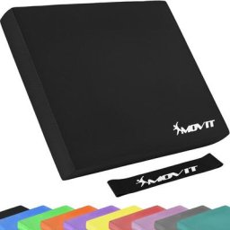 Xxl Balance Pad Dynamic Base, 50x40x6cm avec bande élastique, choix de couleurs: 10 couleurs,