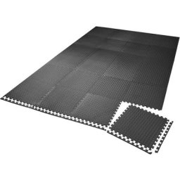 Tectake - Ensemble de 24 Dalles Carrées eva - Tapis de sol, Sport - lot de 24 tapis de yoga, tapis