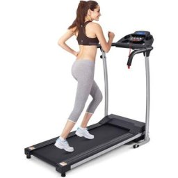 Costway - Tapis de Course/Marche Pliable Electrique 500W 12 Programmes avec Ecran lcd Moniteur