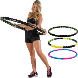 Movit - Hula Hoop Cerceau pour adultes et enfants, picots de massage et aimants, 3 variantes: