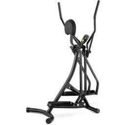 Vélo Elliptique Appartement Entraînement Cardio Fitness Sport Marche lcd 120kg - Noir