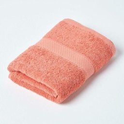 Homescapes - Serviette de toilette 100% coton Orange, 50 x 90 cm - Orange