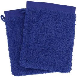 Gant de toilette 16x21 ALBA - Bleu moyen