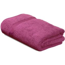 Linnea - Serviette de toilette royal cresent 40x60 cm - Rose vin