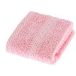 Homescapes - Serviette 100% Coton - Rose - 30 x 30 cm - Rose