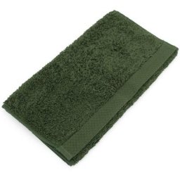 Linnea - Serviette invité pure 550 g/m2 33x50 cm - Vert Kaki