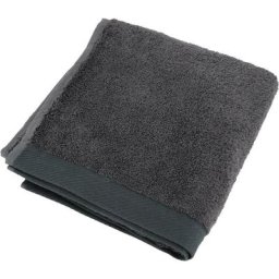 Linnea - Serviette de toilette 50x100 alba - Gris Anthracite
