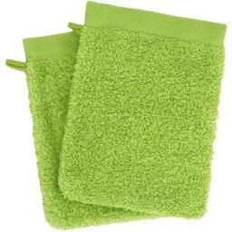 Gant de toilette 16x21 ALBA - Vert pomme