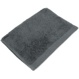 Linnea - Serviette invité pure 550 g/m2 33x50 cm - Gris Anthracite