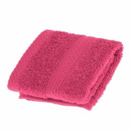 Homescapes - Serviette 100% Coton - Framboise - 30 x 30 cm - Framboise