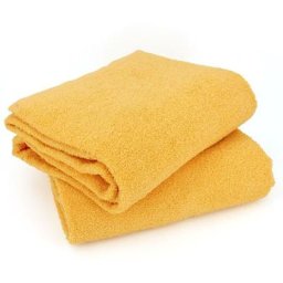 Linnea - Lot de 2 draps bain 90x150 alpha - Jaune Or