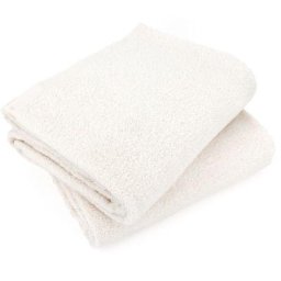 Linnea - Lot de 2 draps bain 90x150 alpha - Ivoire
