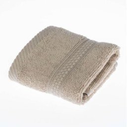 Homescapes - Serviette 100% Coton - Galet - 30 x 30 cm - Pierre