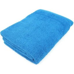 Linnea - Drap de bain 100x150 pure - Bleu Turquoise