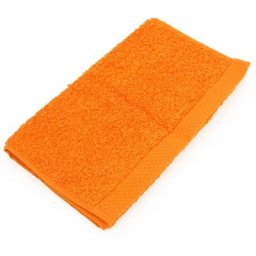 Linnea - Serviette invité pure 550 g/m2 33x50 cm - Orange