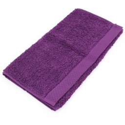 Serviette invité PURE 550 g/m2 33x50 cm - Violet