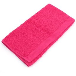 Linnea - Serviette invité pure 550 g/m2 33x50 cm - Rose Fuschia