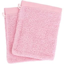 Gant de toilette 16x21 alba - Rose bonbon