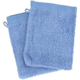 Gant de toilette 16x21 alba - Bleu mer