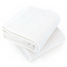 Linnea - Lot de 2 draps douche 70x130 alpha - Blanc