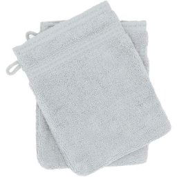Linnea - Gant de toilette 16x21 natural - Gris platine