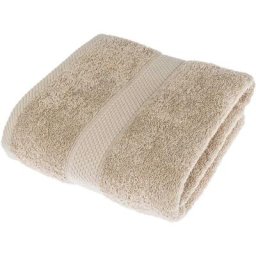 Homescapes - Serviette 100% Coton - Galet - 70 x 130 cm - Pierre
