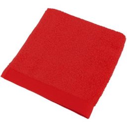 Linnea - Serviette de toilette 50x100 alba - Rouge