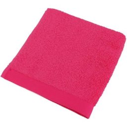 Linnea - Serviette de toilette 50x100 alba - Rouge Fraise