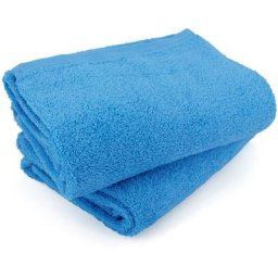 Linnea - Lot de 2 draps bain 90x150 alpha - Bleu Turquoise