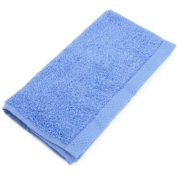 Linnea - Serviette invité pure 550 g/m2 33x50 cm - Bleu mer