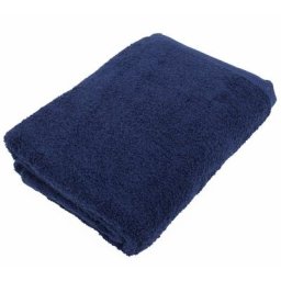 Linnea - Drap de bain 100x150 pure - Bleu Marine
