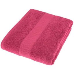 Homescapes - Serviette 100% Coton - Framboise - 100 x 180 cm - Framboise
