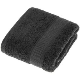 Homescapes - Serviette 100% Coton - Noir - 50 x 90 cm - Noir