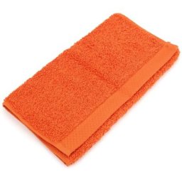 Linnea - Serviette invité pure 550 g/m2 33x50 cm - Orange Butane