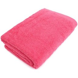 Linnea - Drap de bain 100x150 pure - Rouge Fraise