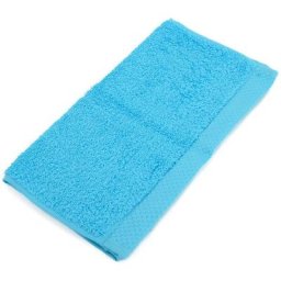 Linnea - Serviette invité pure 550 g/m2 33x50 cm - Bleu océan